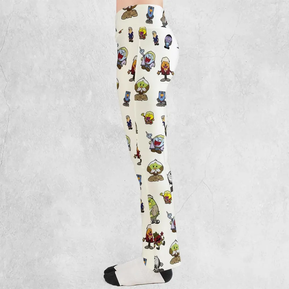 Doctor Who and Mr Men Pattern Flare Leggings - 3