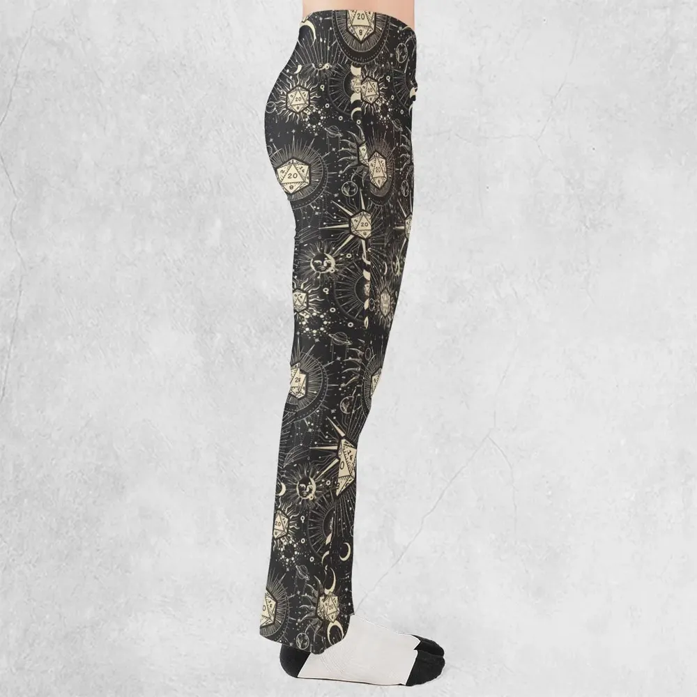 Diceyverse Dice RPG DND Flare Leggings - 2