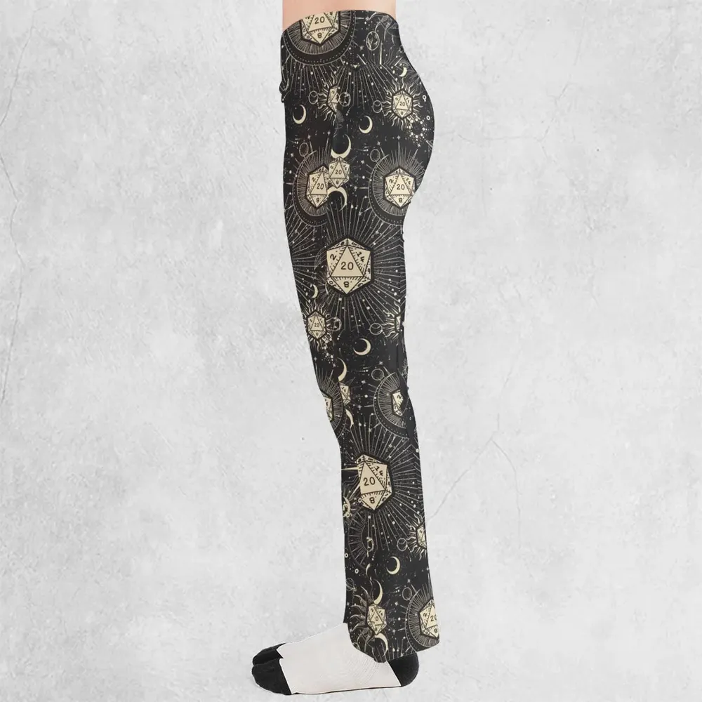 Diceyverse Dice RPG DND Flare Leggings - 3