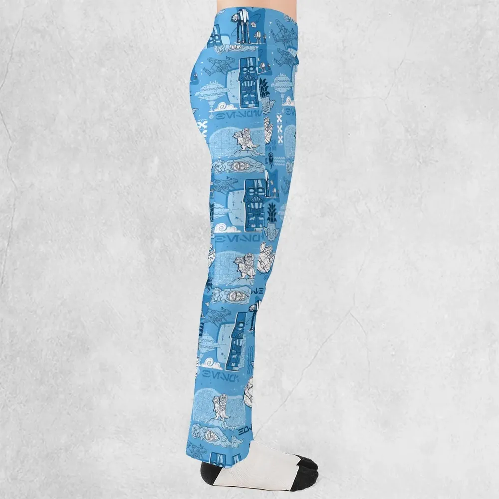 Dark Side Star Wars Tiki Shack Flare Leggings - 2