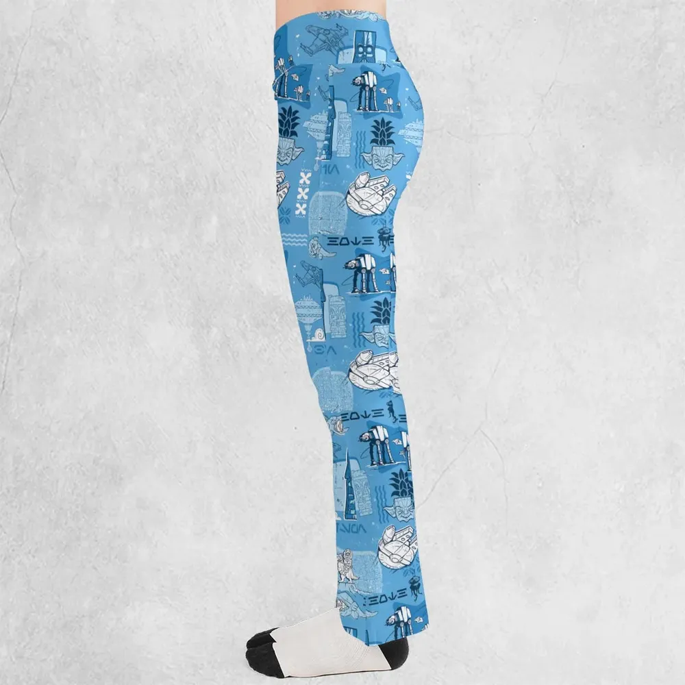 Dark Side Star Wars Tiki Shack Flare Leggings - 3
