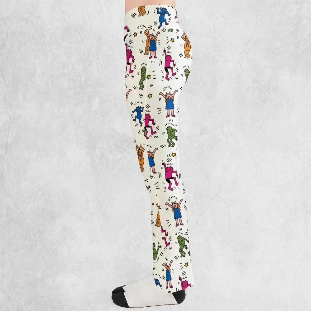 Dancing Muppets The Muppets Characters Flare Leggings - 3