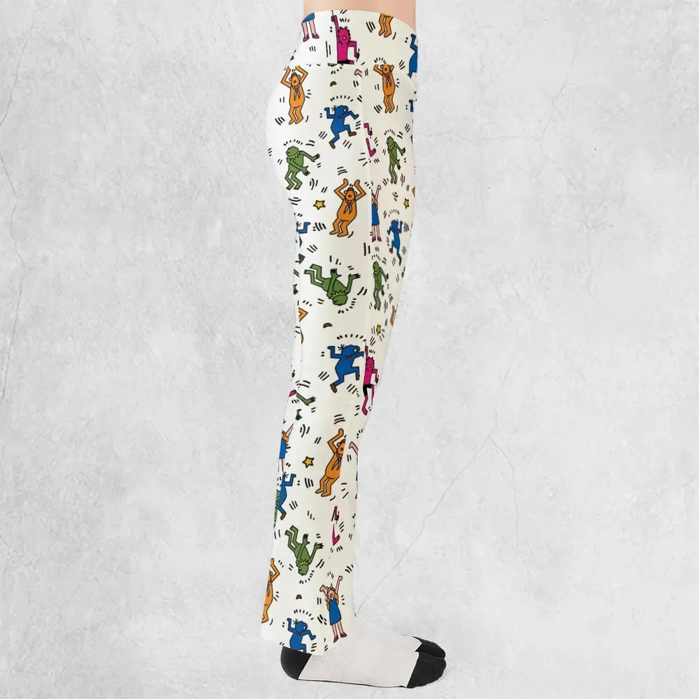 Dancing Muppets The Muppets Characters Flare Leggings - 2