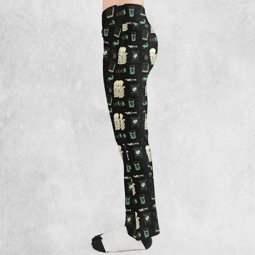 Cthulhu H.P Lovecraft Miskatonic University Flare Leggings - 3