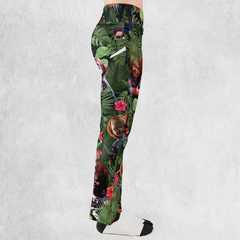 Chucky Just Wanna Have Fun Flare Leggings - 2