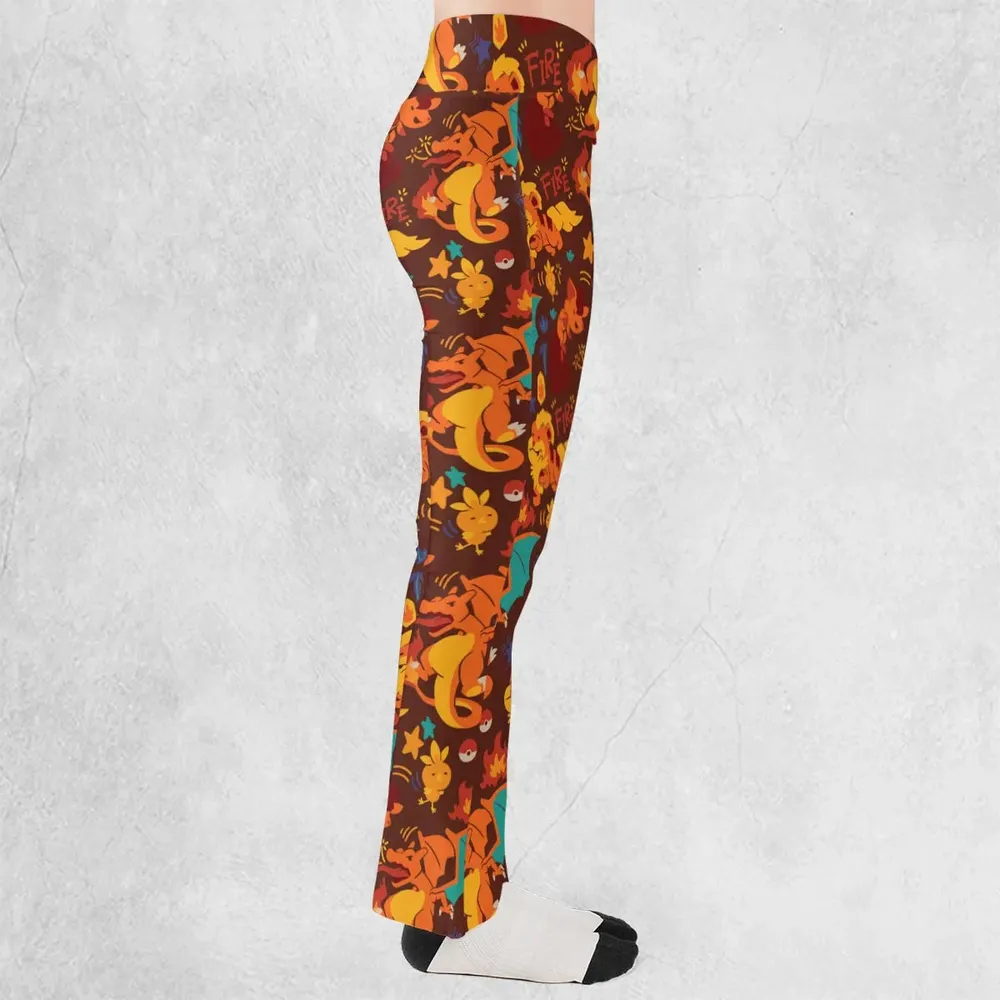 Charizard Arcanine Torchic Fire Pokemon Flare Leggings - 2