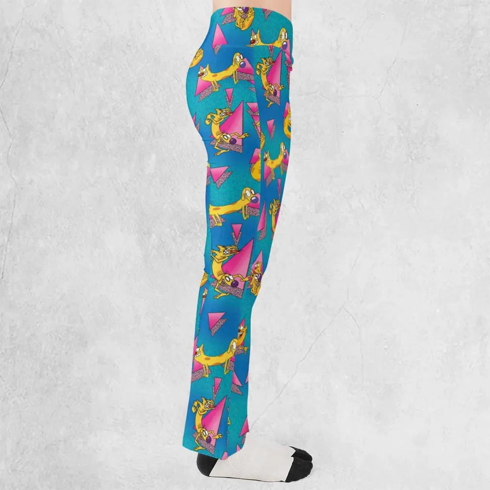 CatDog Nickelodeon Pattern Flare Leggings - 2