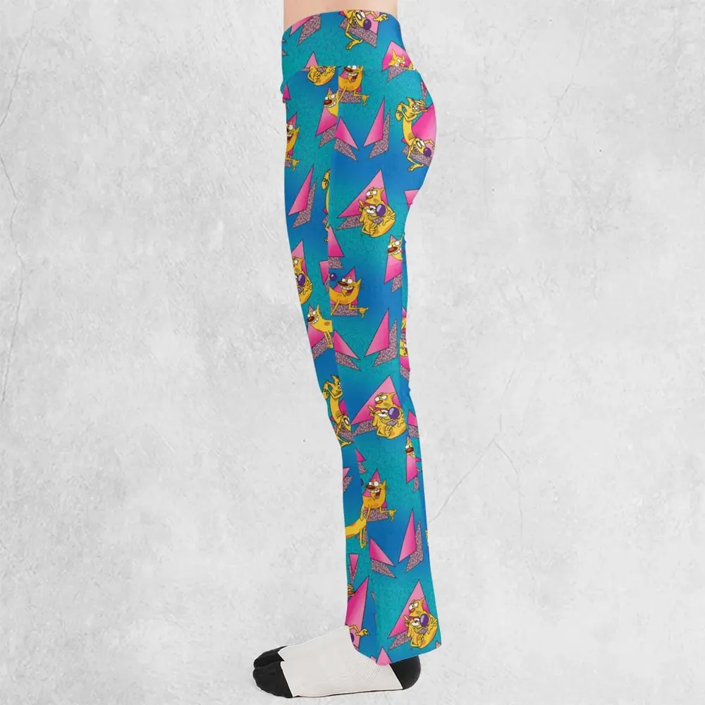 CatDog Nickelodeon Pattern Flare Leggings - 3
