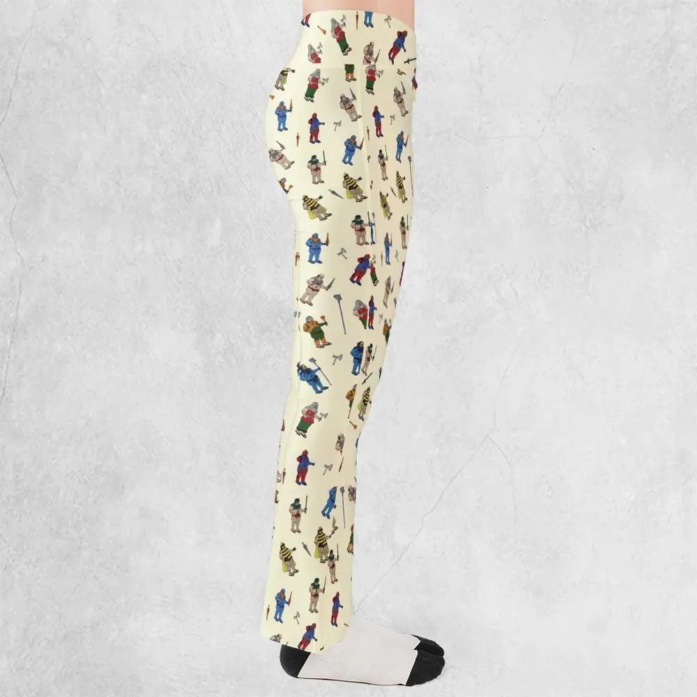 Carl In Masters Of The Universe Pattern Flare Leggings - 2