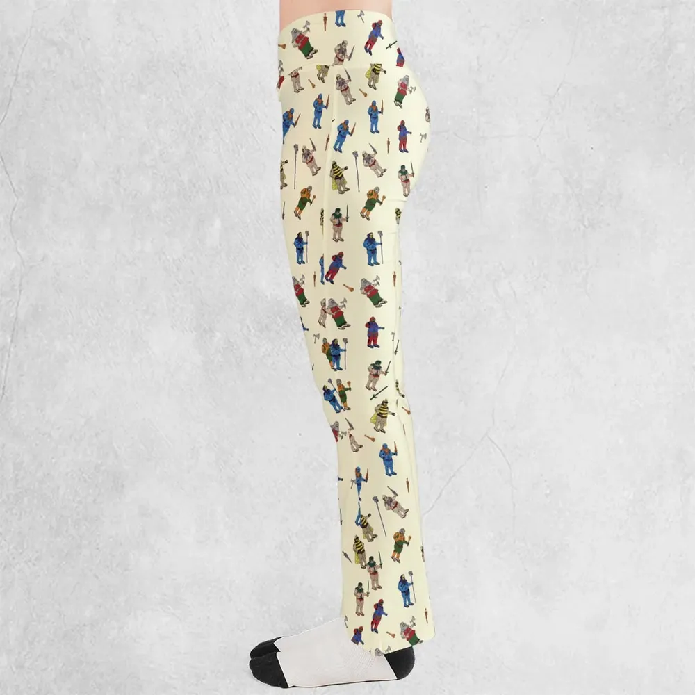 Carl In Masters Of The Universe Pattern Flare Leggings - 3