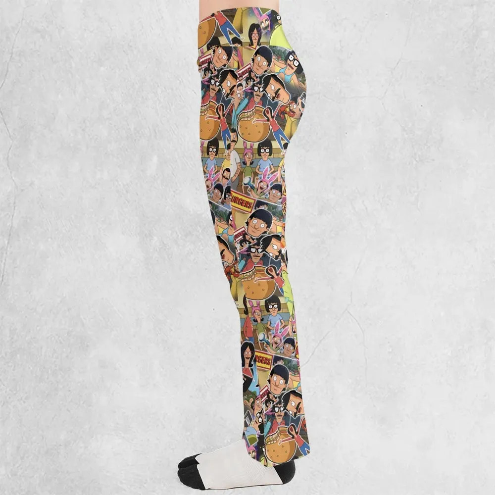 Bob's Burger Wonder Wharf Flare Leggings - 3