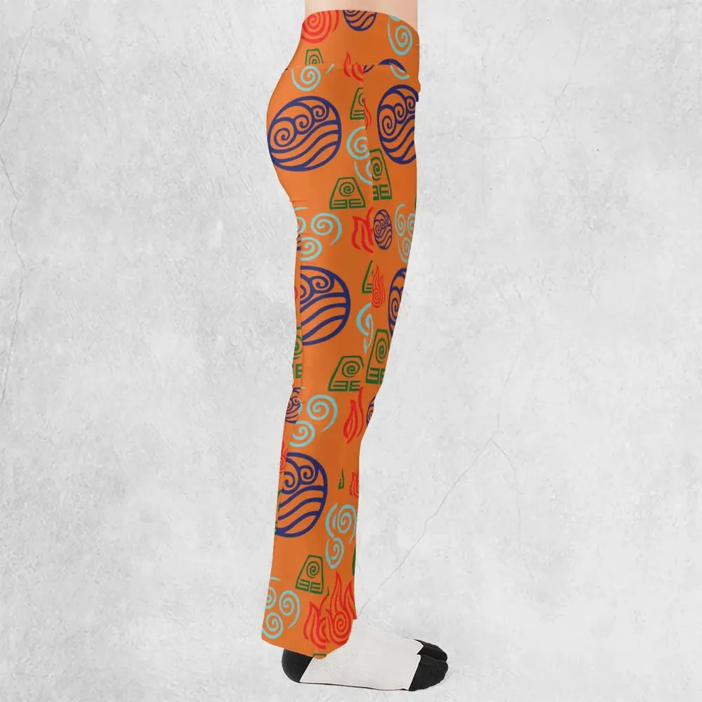 Bending Elements Avatar Button Up Flare Leggings - 2