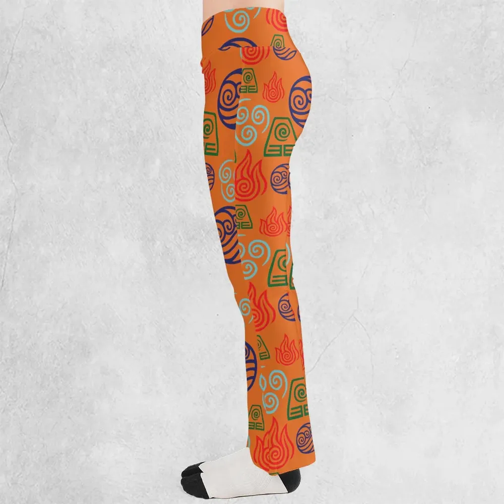 Bending Elements Avatar Button Up Flare Leggings - 3