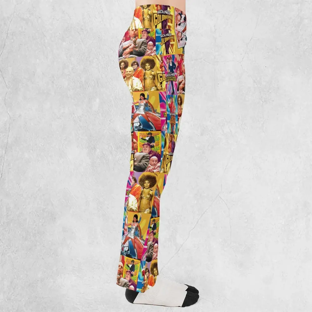 Austin Powers Gold Member Flare Leggings - 2