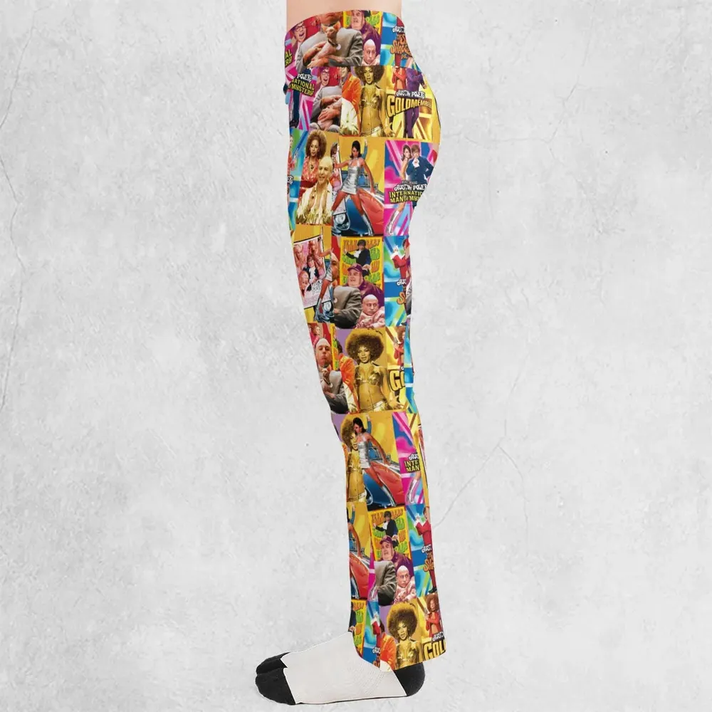 Austin Powers Gold Member Flare Leggings - 3
