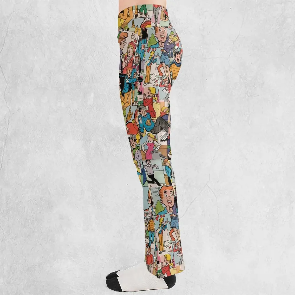 Archie Comics Characters Collage Flare Leggings - 3