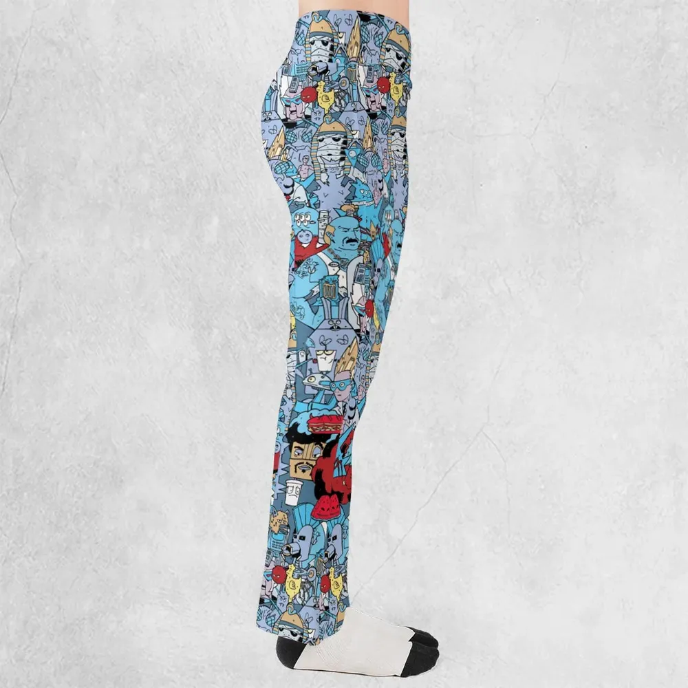 Aqua Teen Hunger Force Flare Leggings - 2