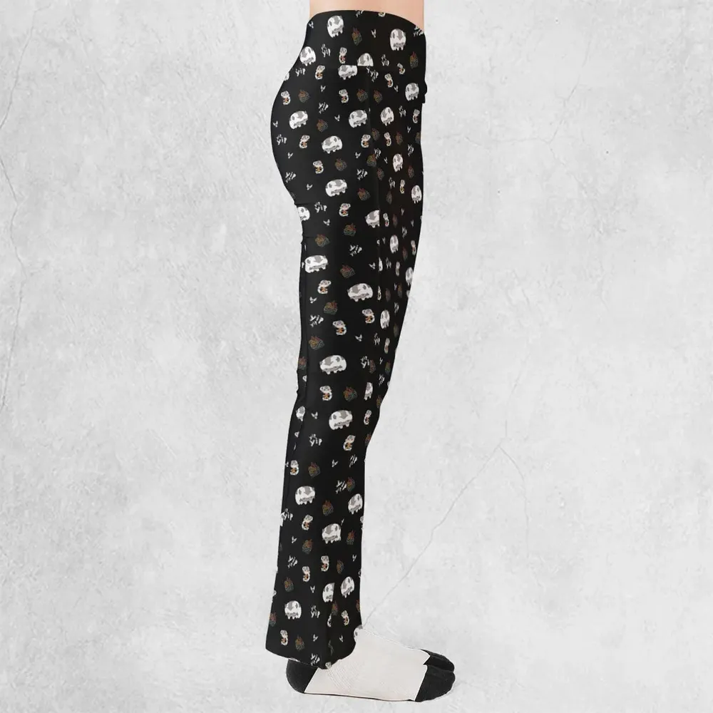 Appa Yip Yip Avatar Pattern Flare Leggings - 2