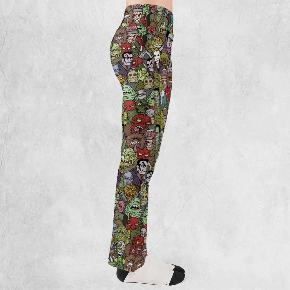 All The Monsters Are Here Flare Leggings - 2