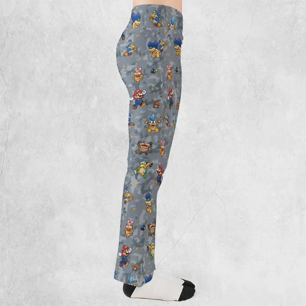 Super Mario Nintendo Video Game Flare Leggings - 2
