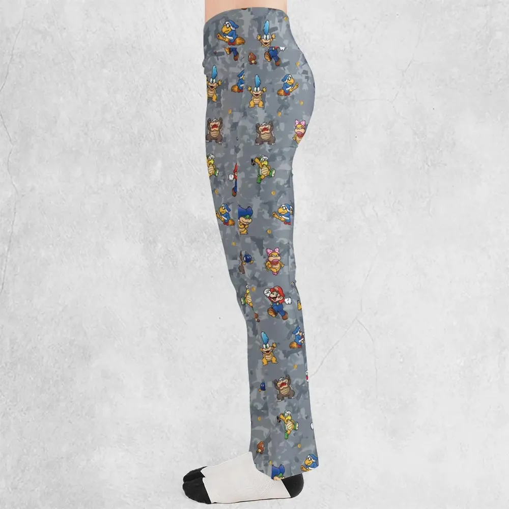 Super Mario Nintendo Video Game Flare Leggings - 3