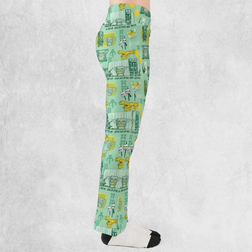 The Mandalorian Star Wars Aloha Flare Leggings - 2