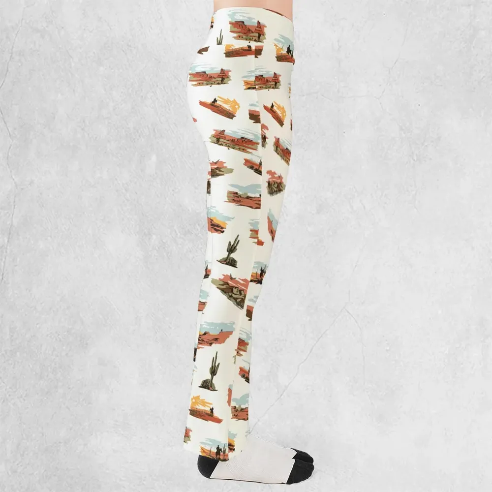 Wild West John Wayne Flare Leggings - 2