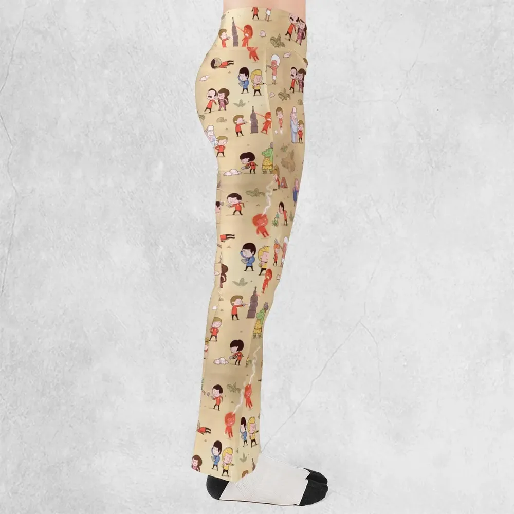 Pyramid America Star Trek Characters Flare Leggings - 2
