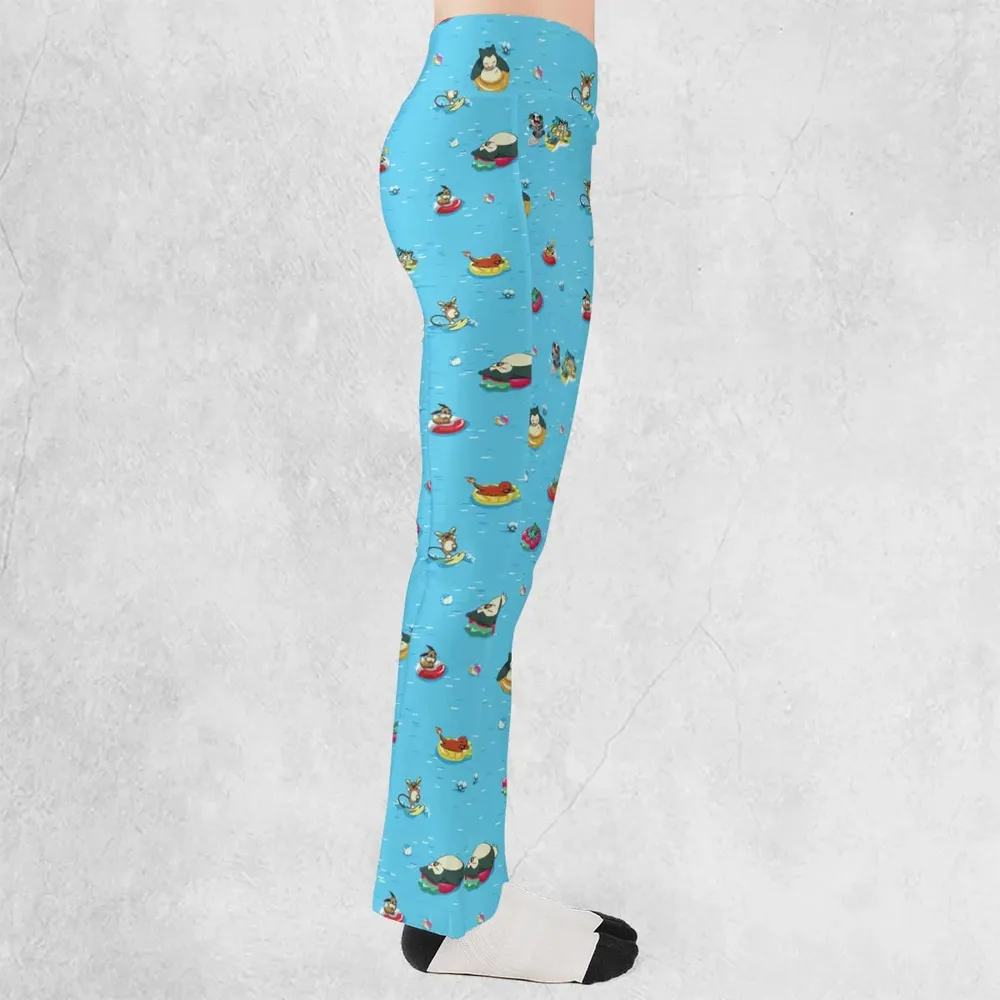 Pokemon Sunny Days Sea Swim Flare Leggings - 2
