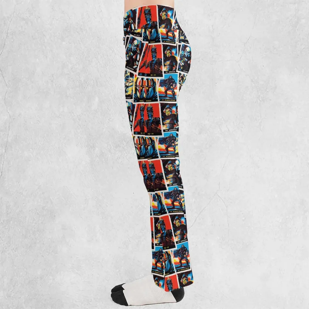 This Is The Way The Mando Pattern Flare Leggings - 3