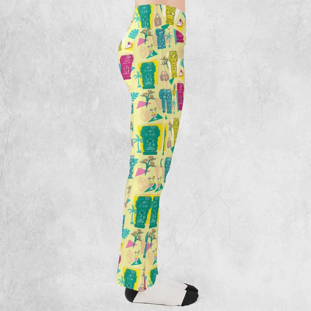 Golden Girls Tiki Shack Aloha Flare Leggings - 2