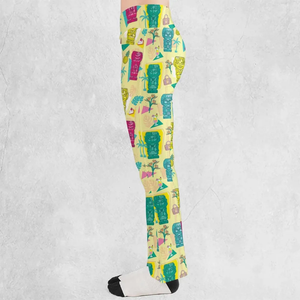 Golden Girls Tiki Shack Aloha Flare Leggings - 3