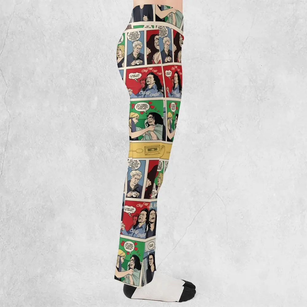 The Room Comic Style Flare Leggings - 2