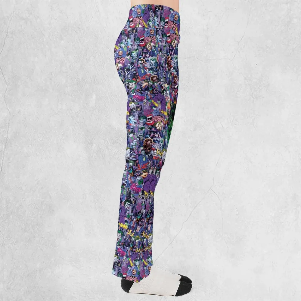 Joker The Most Favourite Characters Pattern Flare Leggings - 2
