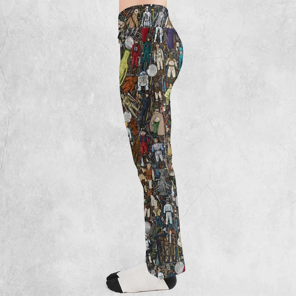 Star Wars Characters Figures Flare Leggings - 3