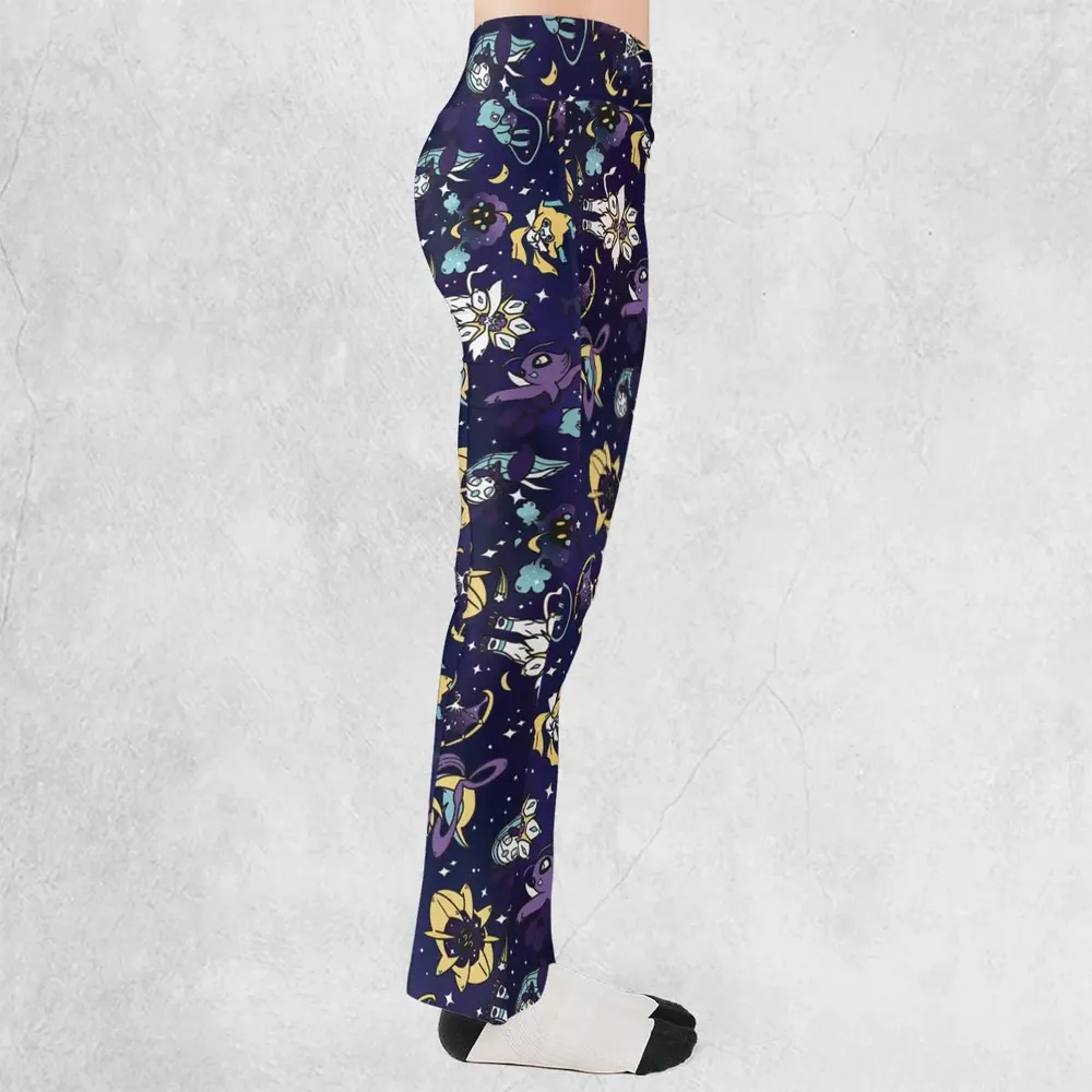 Galaxy Mew Psychic Type Pokemon Flare Leggings - 2