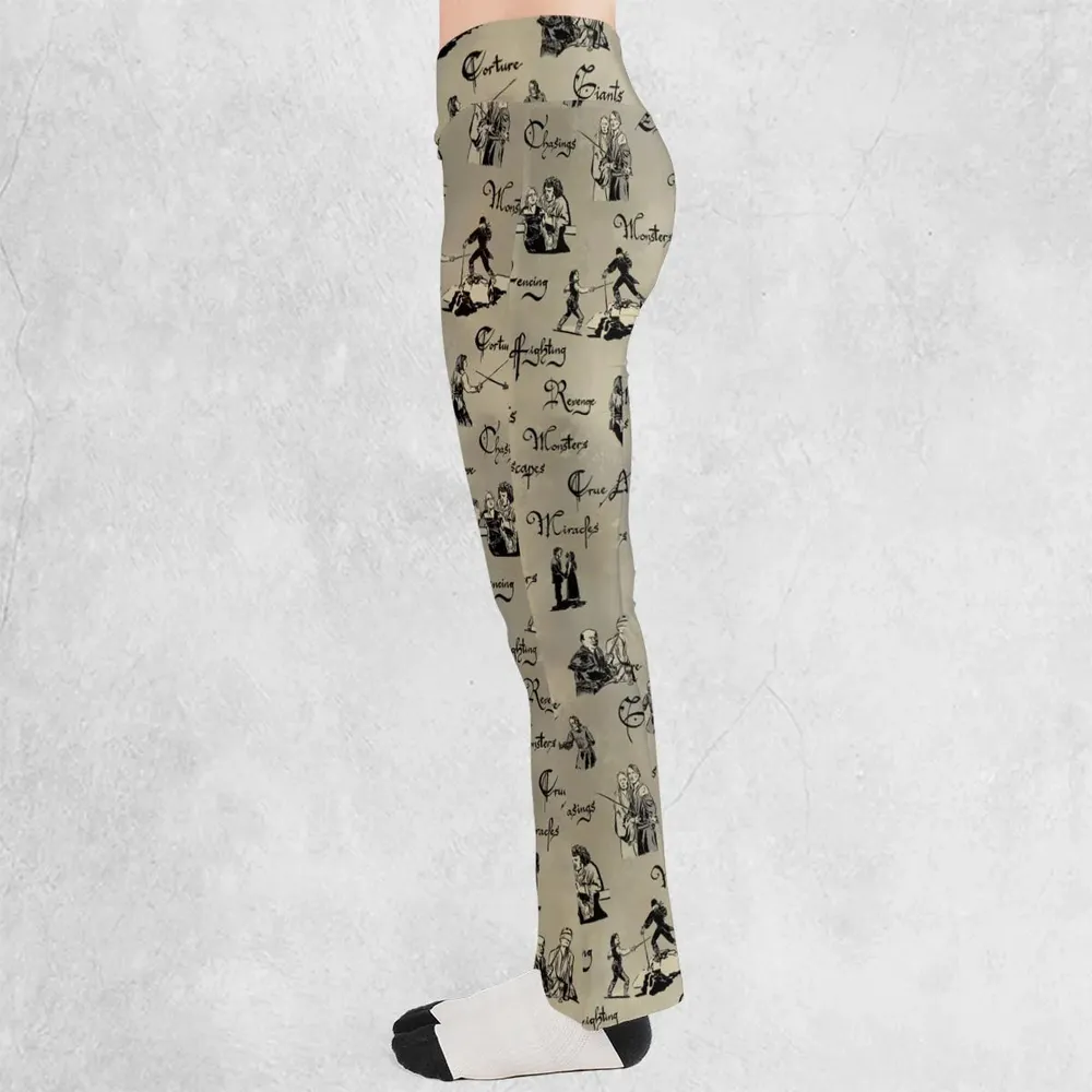 Hencing Fighting The Princess Bride Flare Leggings - 3