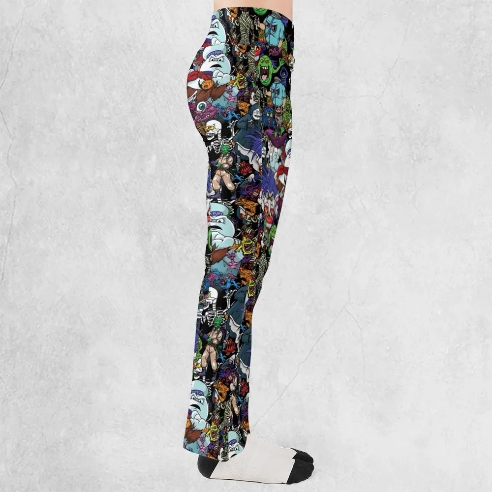 I Ain't Afraid Of No Ghosts Flare Leggings - 2