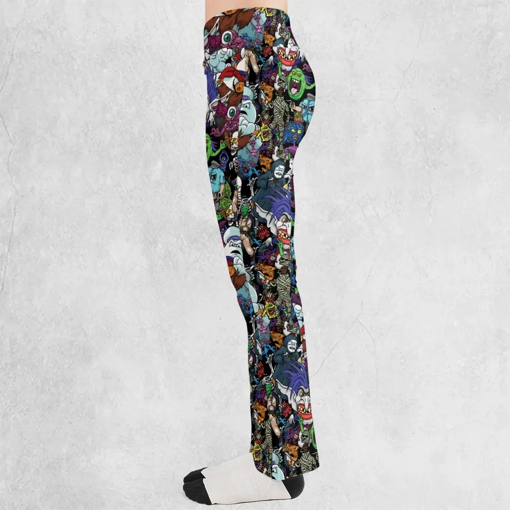 I Ain't Afraid Of No Ghosts Flare Leggings - 3