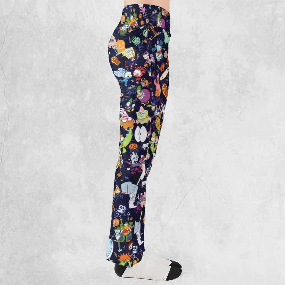 Nickelodeon Halloween Party Flare Leggings - 2