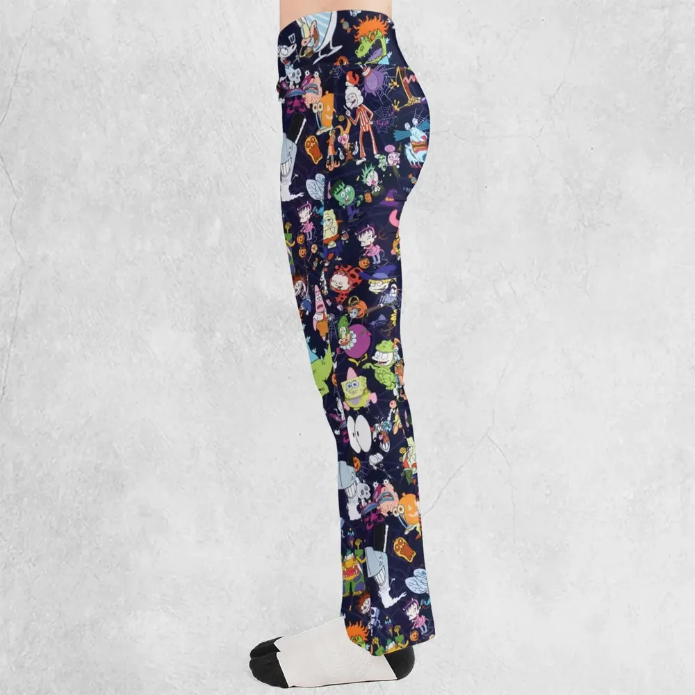 Nickelodeon Halloween Party Flare Leggings - 3