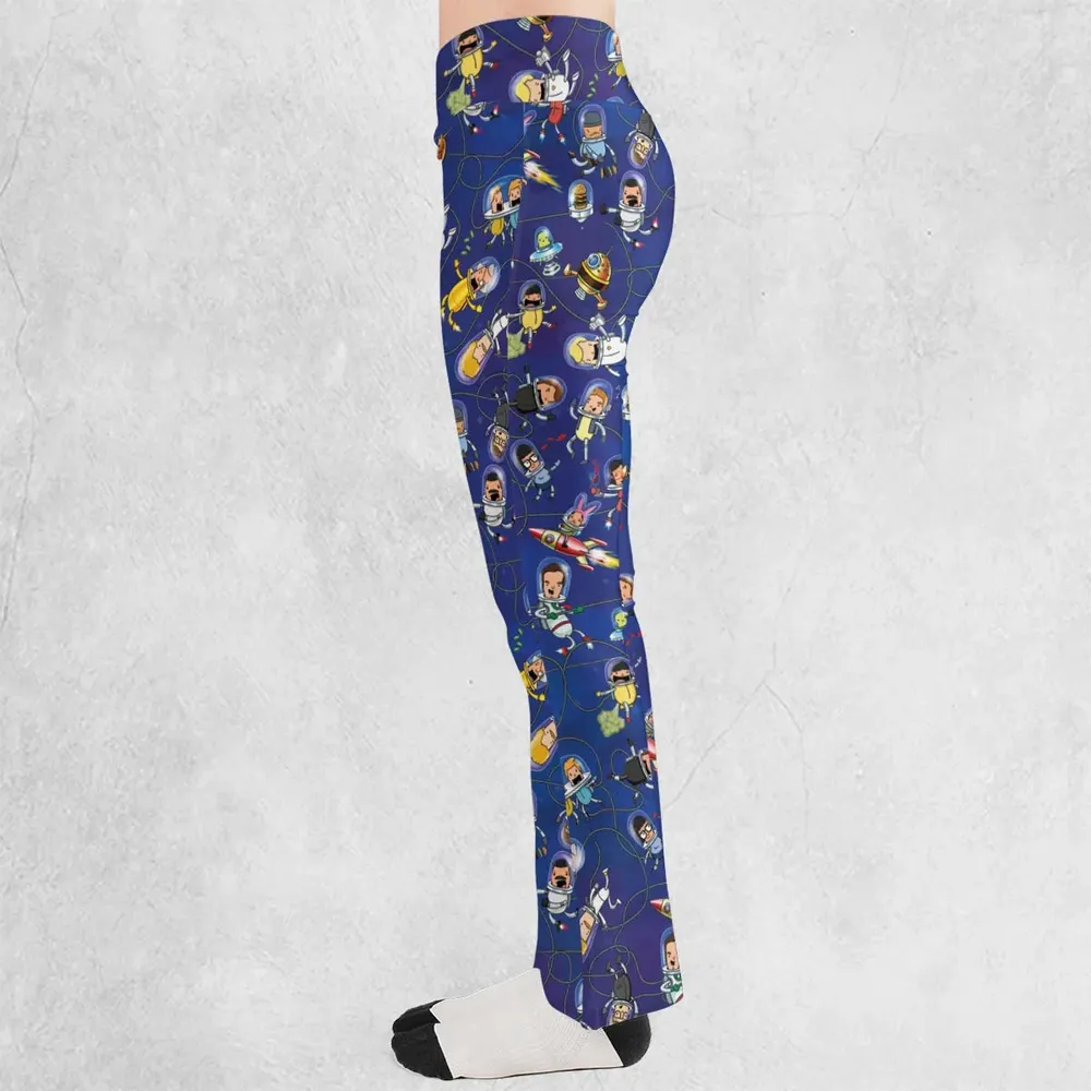 Outer Space Bob's Burgers Flare Leggings - 3