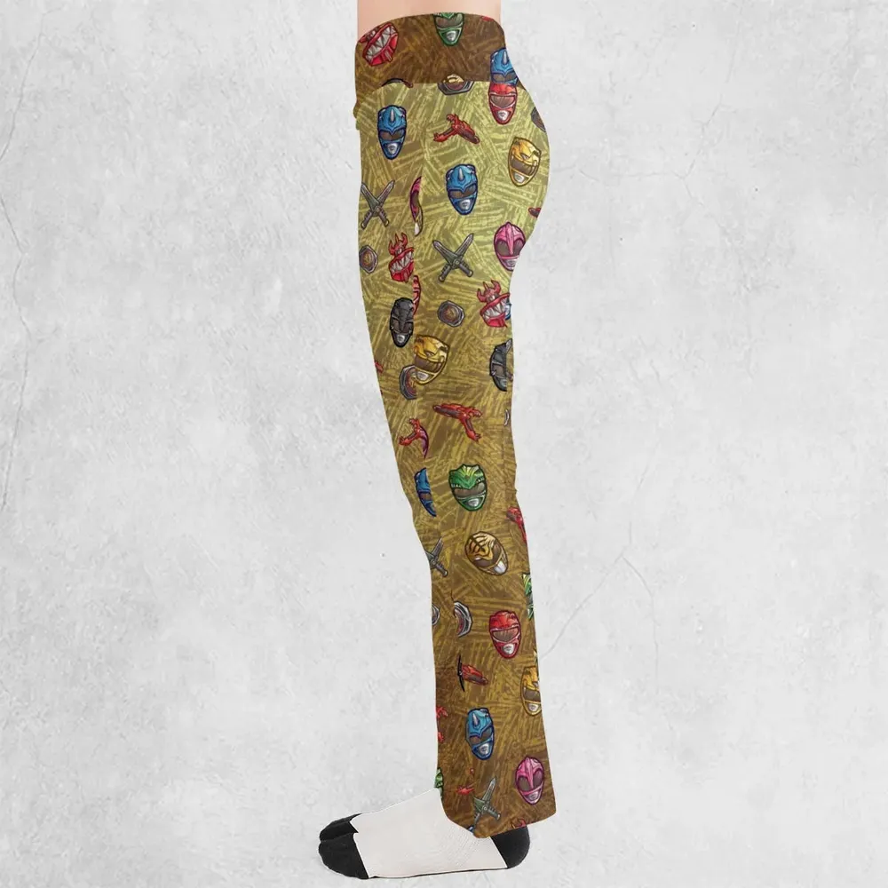 Power Team Mighty Morphin Power Rangers Flare Leggings - 3