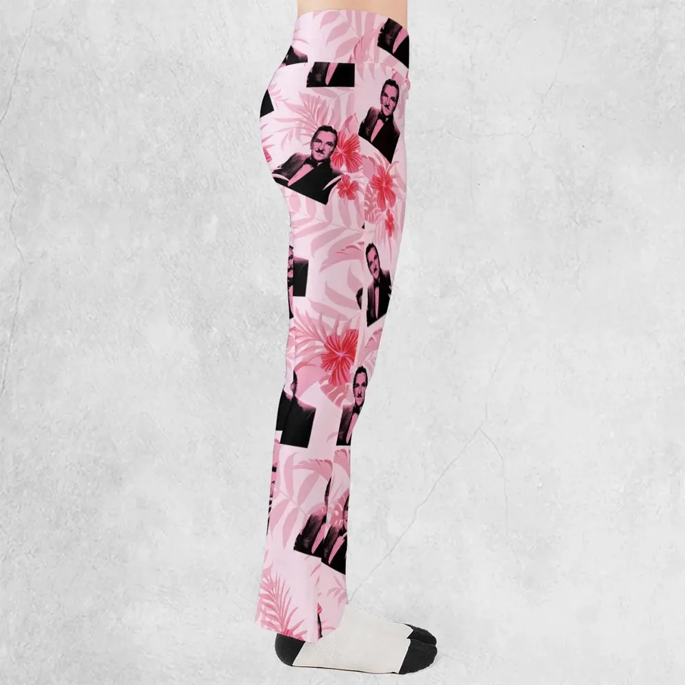 The Andy Griffith Show Pink Pattern Flare Leggings - 2