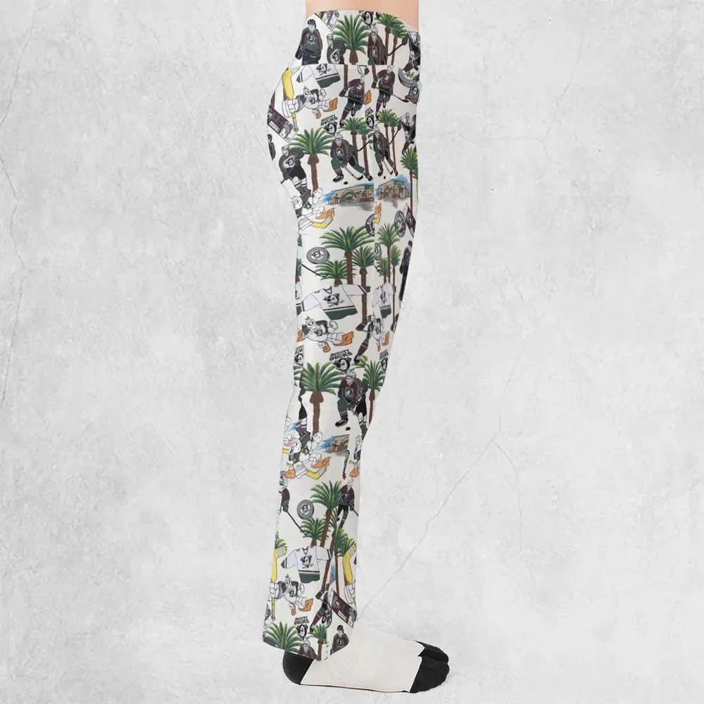 Hockey Mighty Ducks Players Flare Leggings - 2