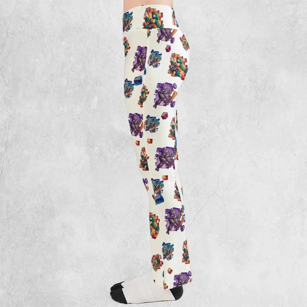 TMNT Break The Wall Flare Leggings - 3