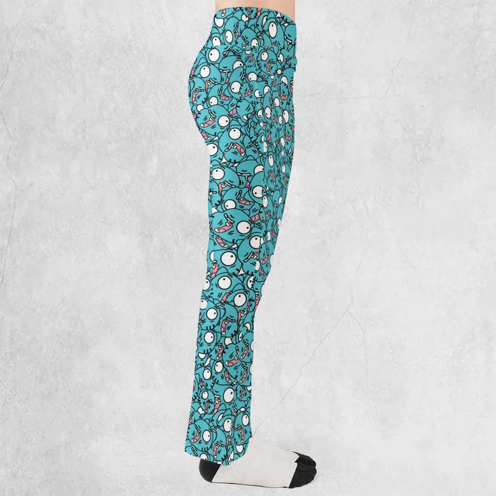 Gumball Watterson Pattern Flare Leggings - 2