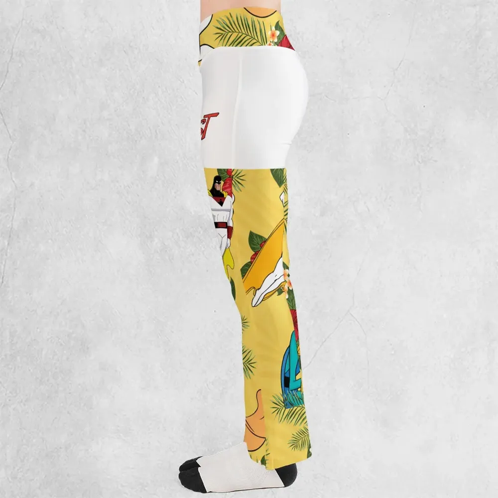 Space Ghost Coast to Coast Characters Flare Leggings - 3