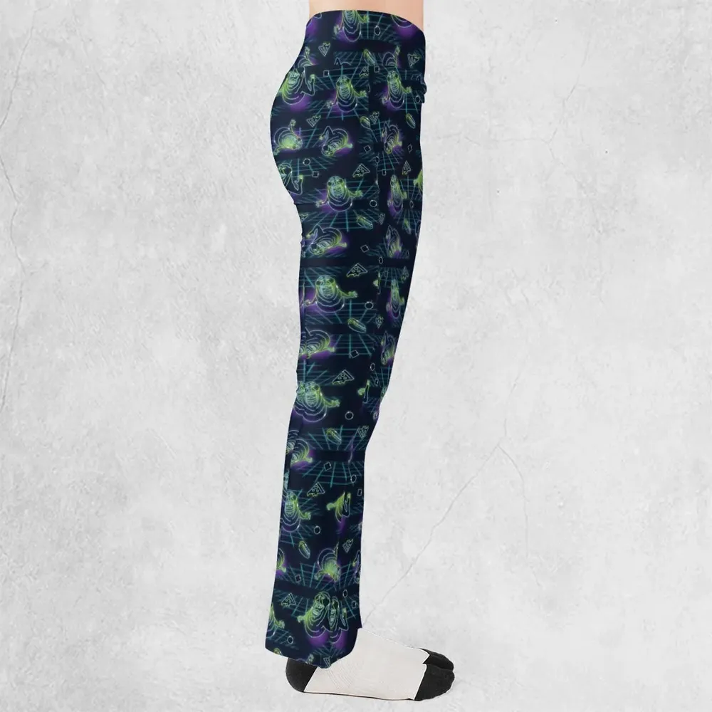 The Real Ghostbusters Slimer Classics Retro Flare Leggings - 2