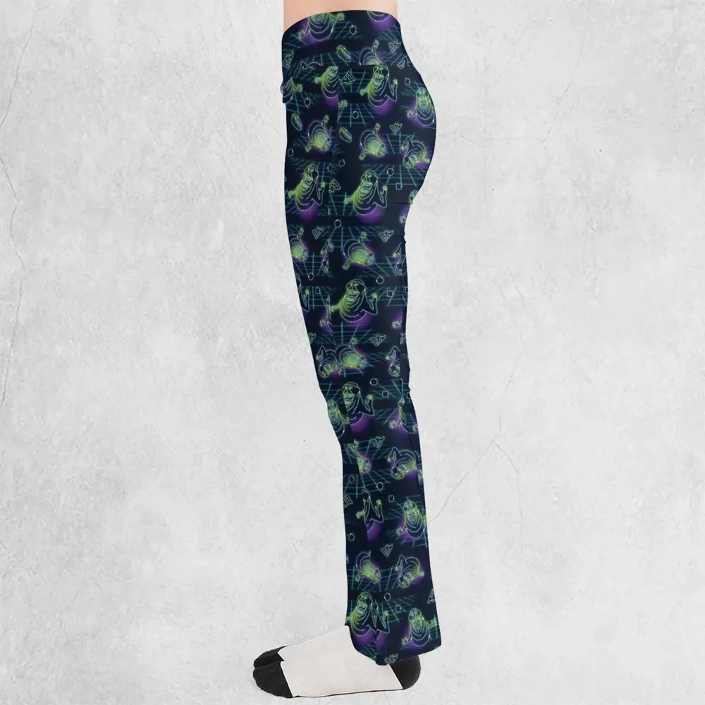 The Real Ghostbusters Slimer Classics Retro Flare Leggings - 3